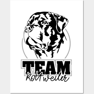 Rottweiler Team dog sport portrait gift Posters and Art